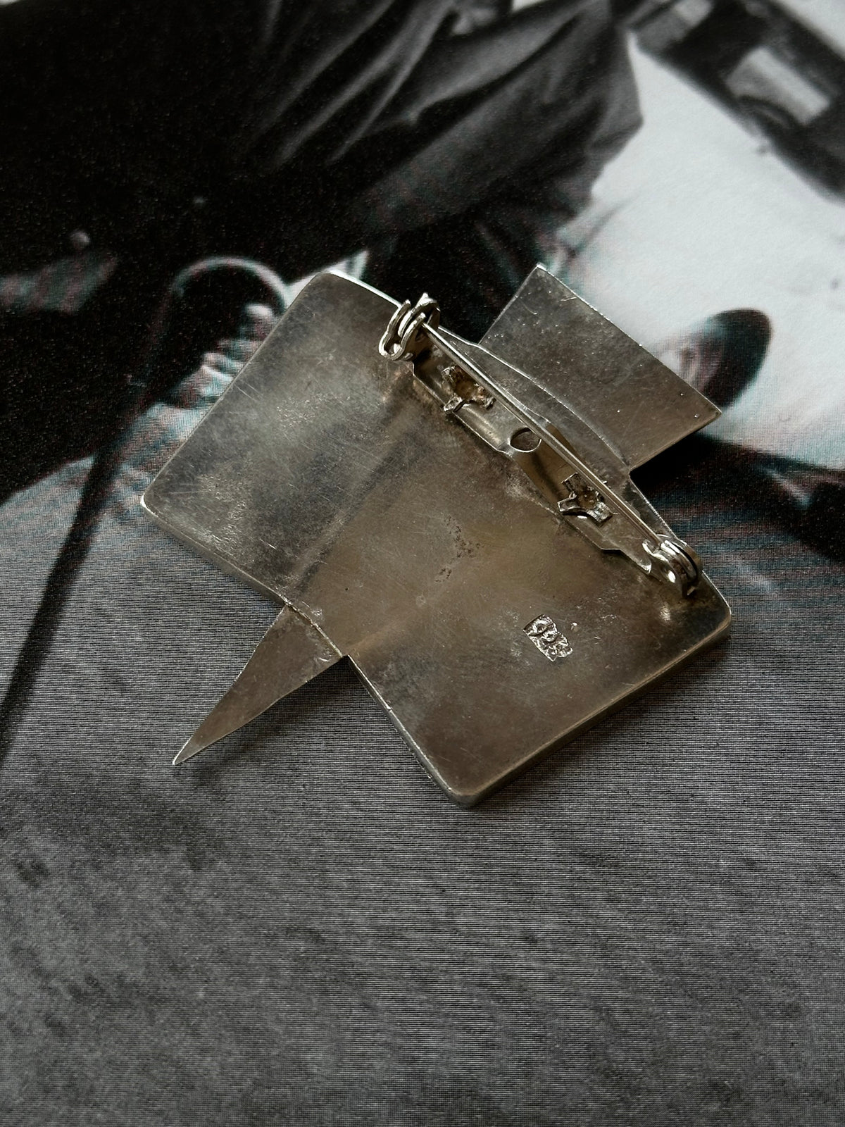 Early 90s East German brooch Ag925
