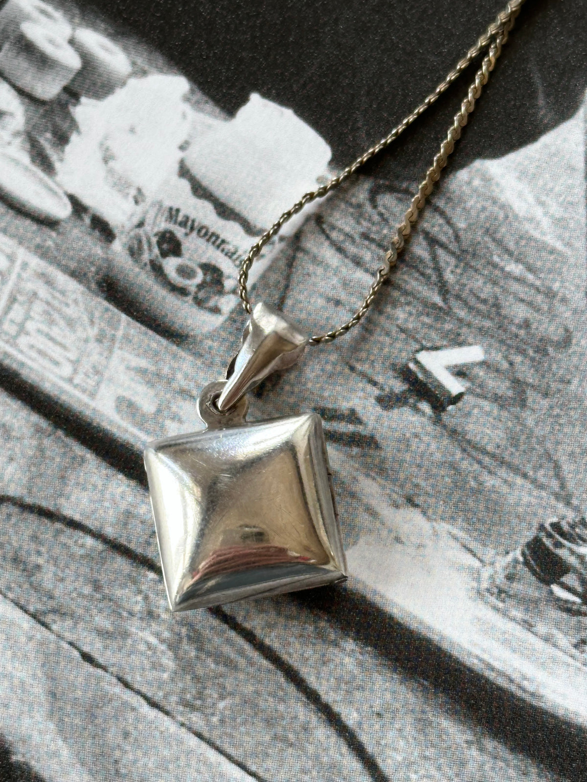 locket pendant necklace Ag925