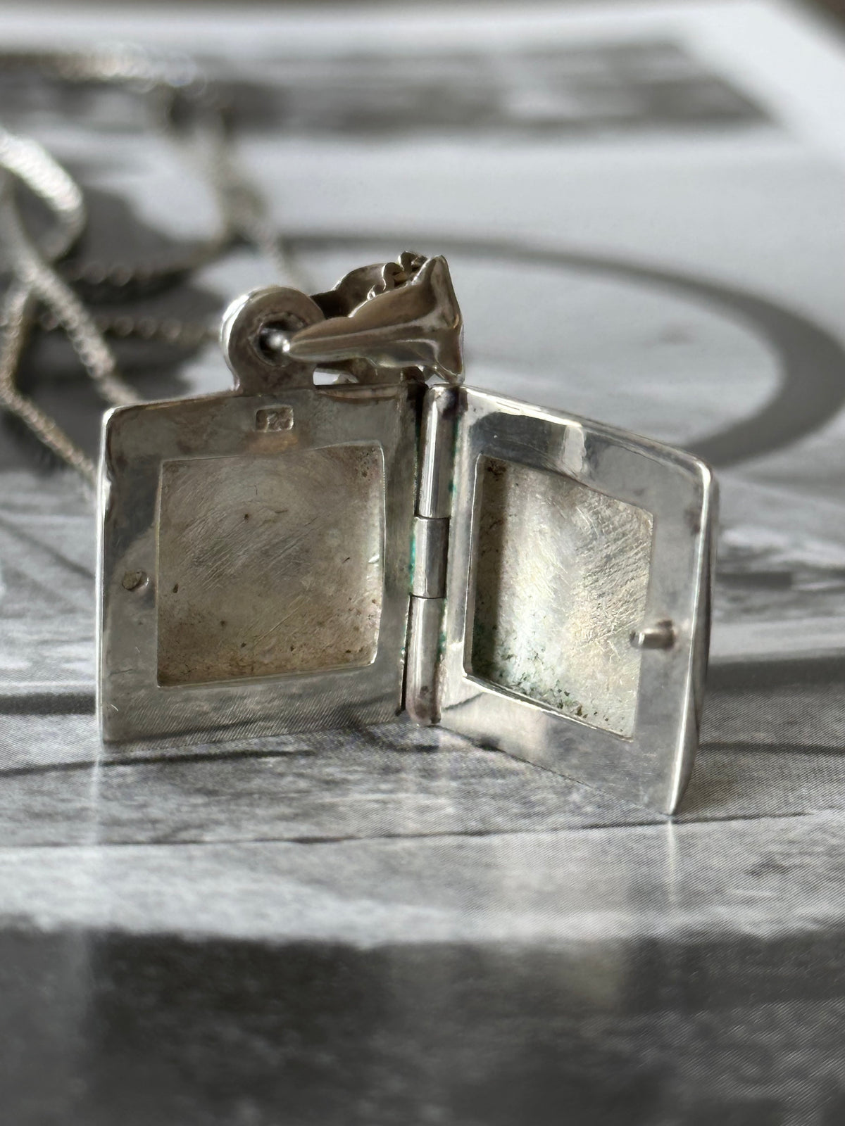 locket pendant necklace Ag925