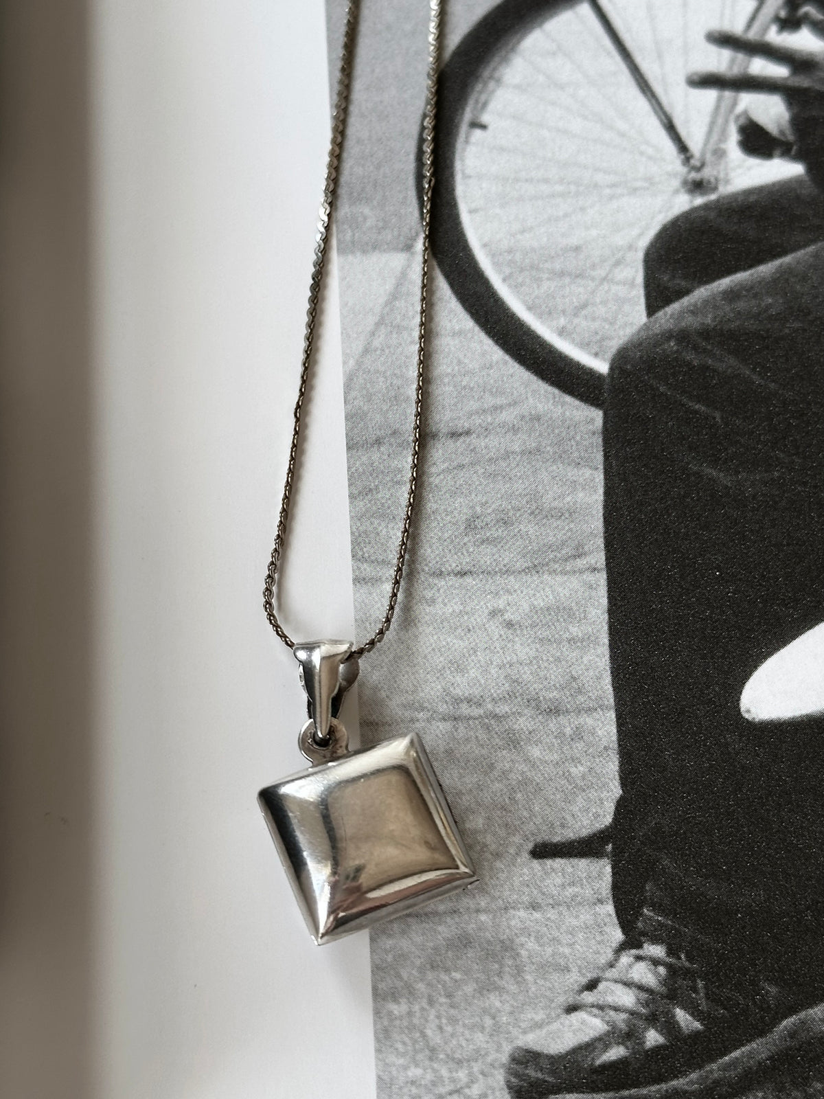 locket pendant necklace Ag925