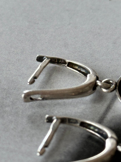 Snake earrings Ag925