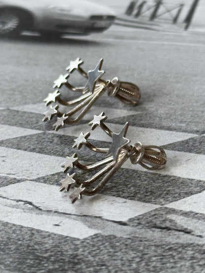 Separable star earrings Ag925