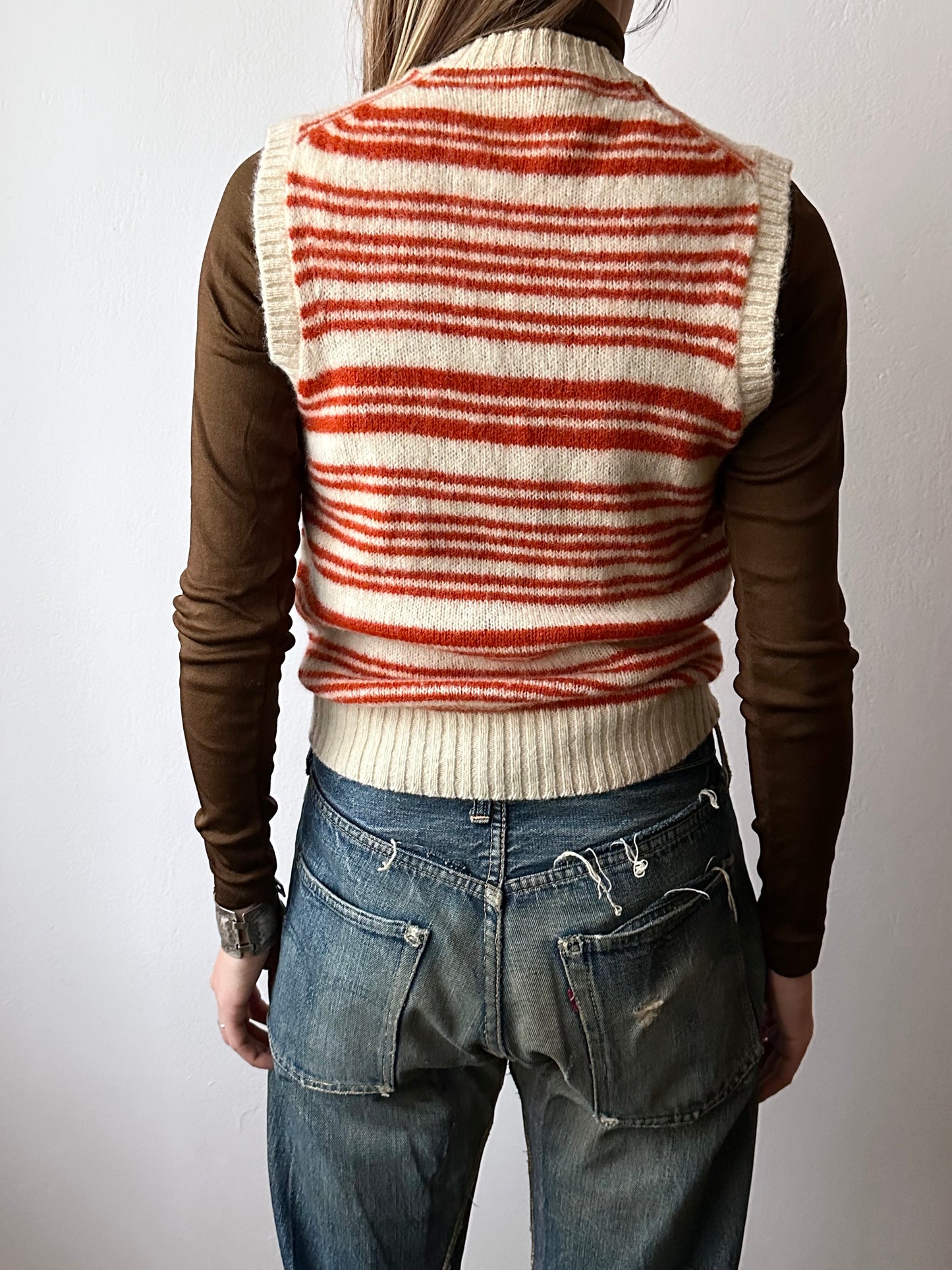 French shetland wool vest