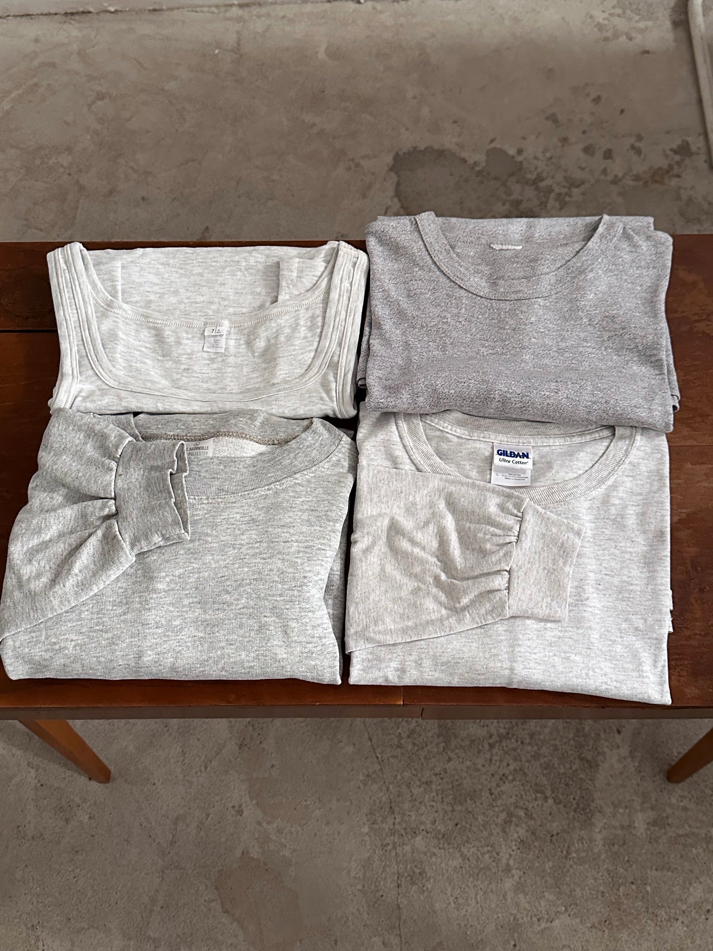 Grey 4‑pack - L