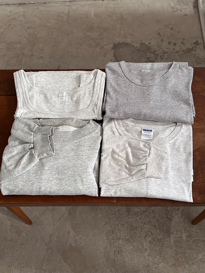 Grey 4‑pack - L