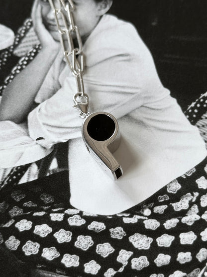 Whistle pendant necklace Ag925