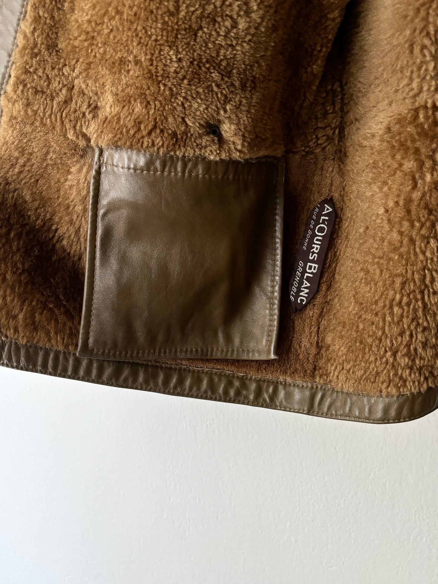 France vintage shearling jacket