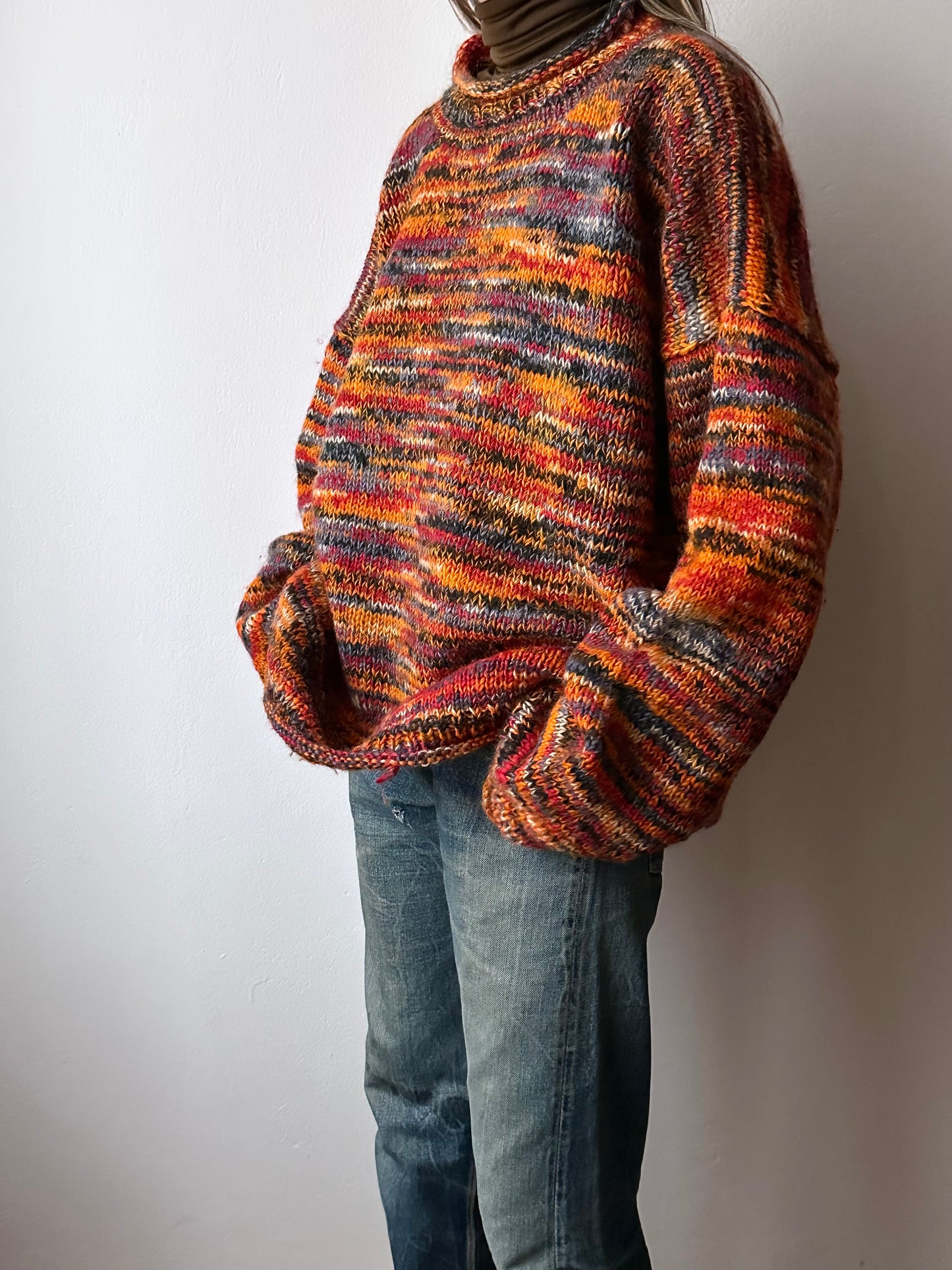 Nepal roll-neck sweater