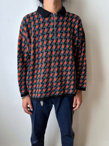 Wool/Acrylic Knit Sweater