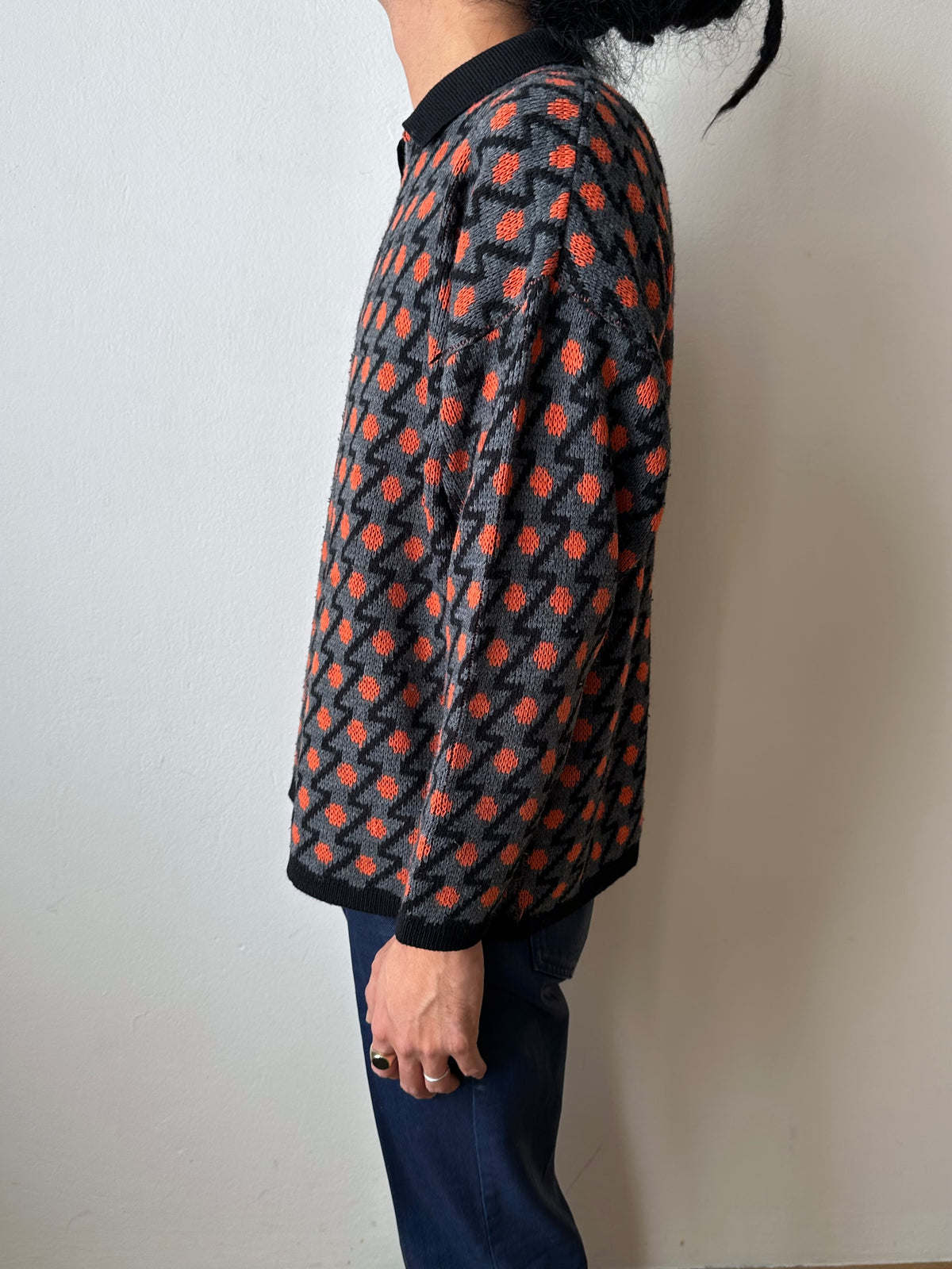 Wool/Acrylic Knit Sweater