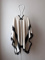 vintage rug poncho