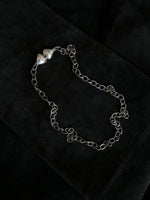 vintage silver 800 long chain necklace