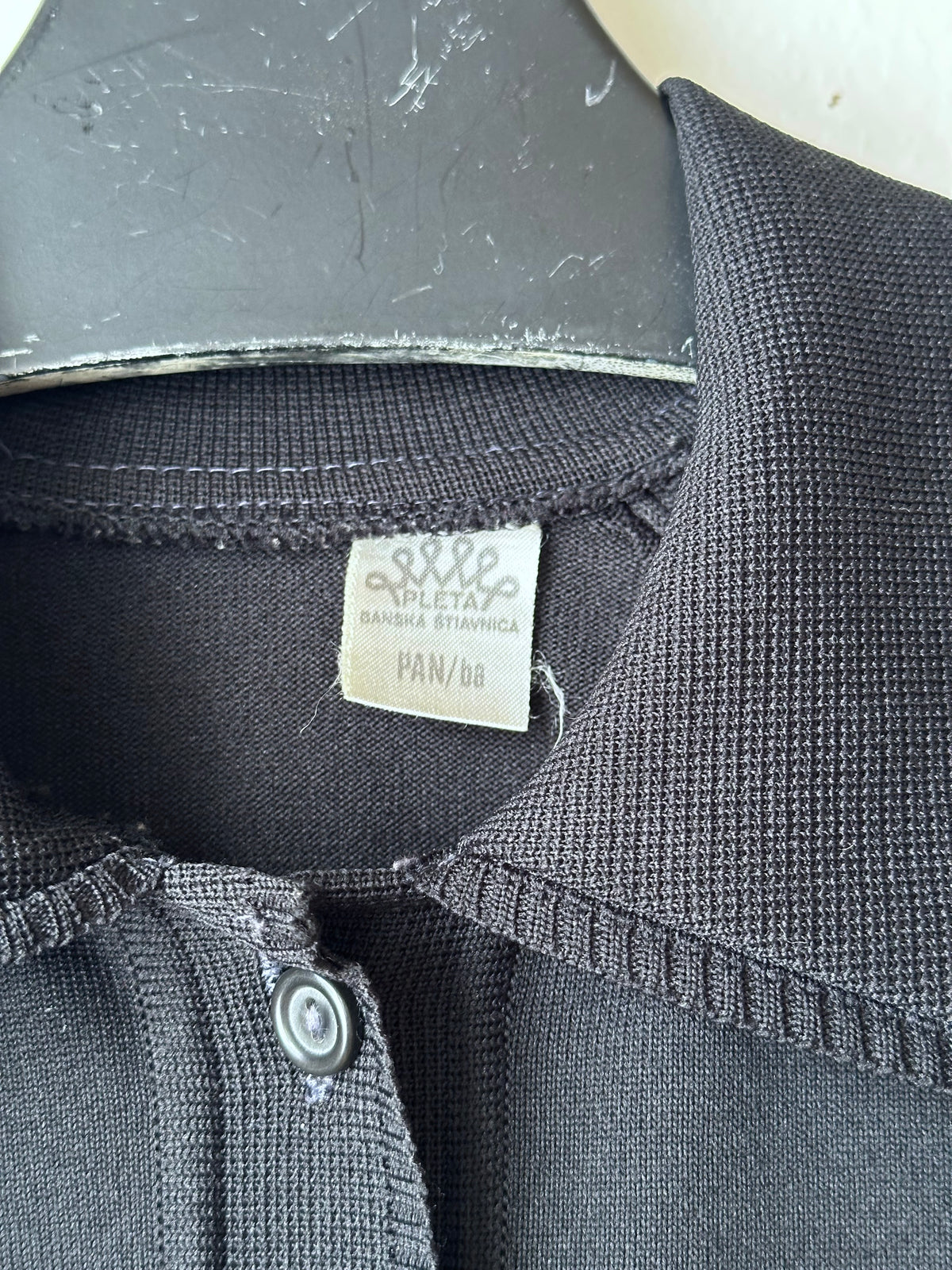1980s Black Poly jacket