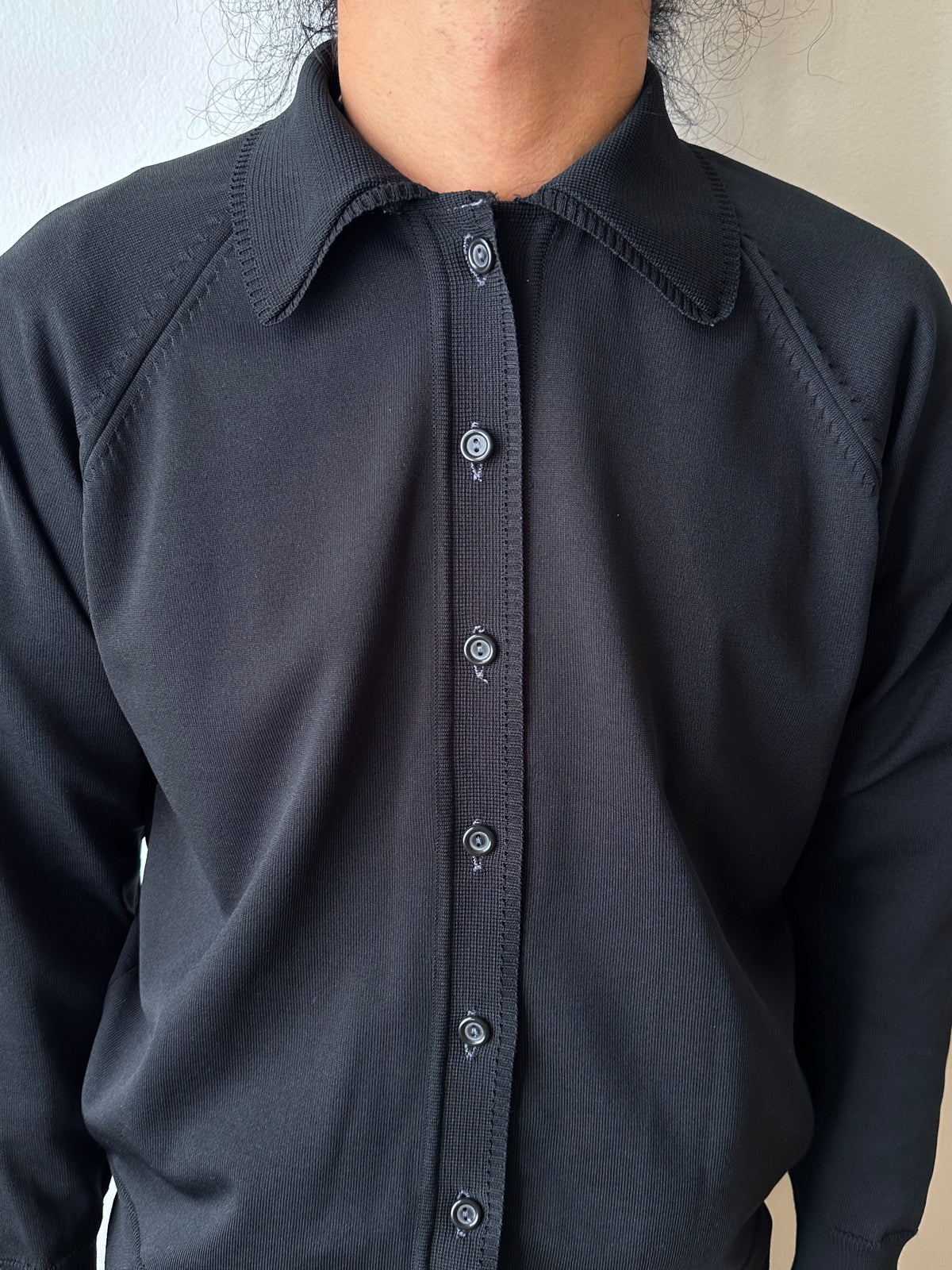 1980s Black Poly jacket