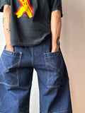 90's Vintage denim shorts 90年代 デニム ショーツ Praha Prague Vintage store プラハ  古着屋 ユーロ古着 ヨーロッパ古着