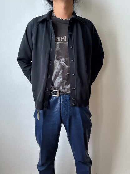 1980s Black Poly jacket