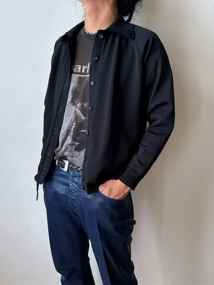 1980s Black Poly jacket