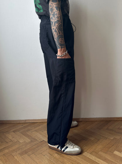 Black Nylon trousers - ~w37
