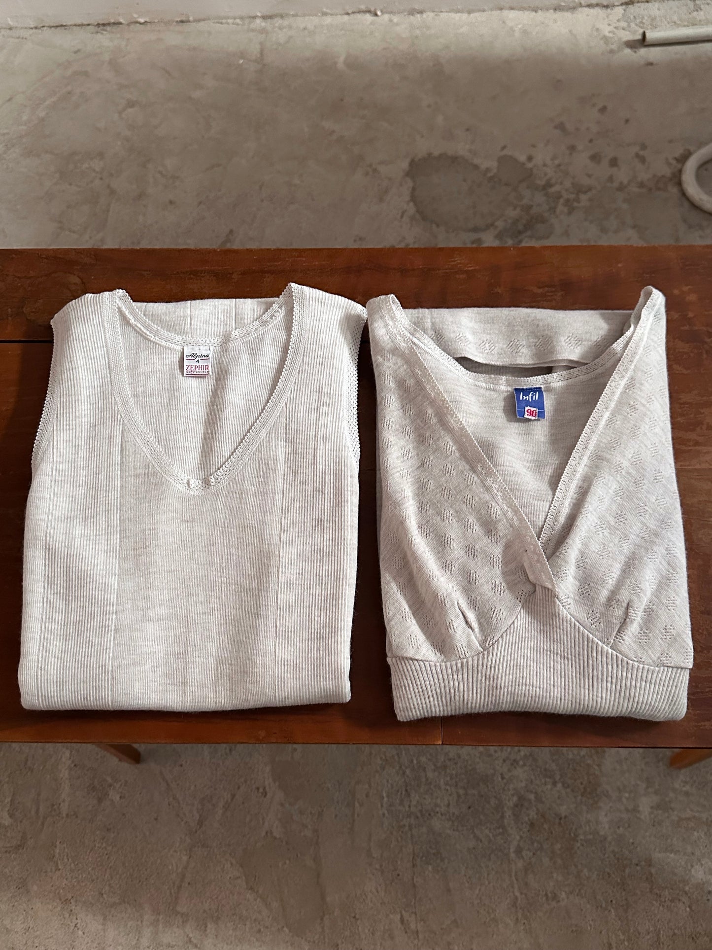 Vintage women's nightwear 2‑pack - L