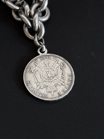 ~1960's French silver bracelet with franc