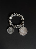 ~1960's France silver bracelet with francs