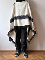 vintage rug poncho