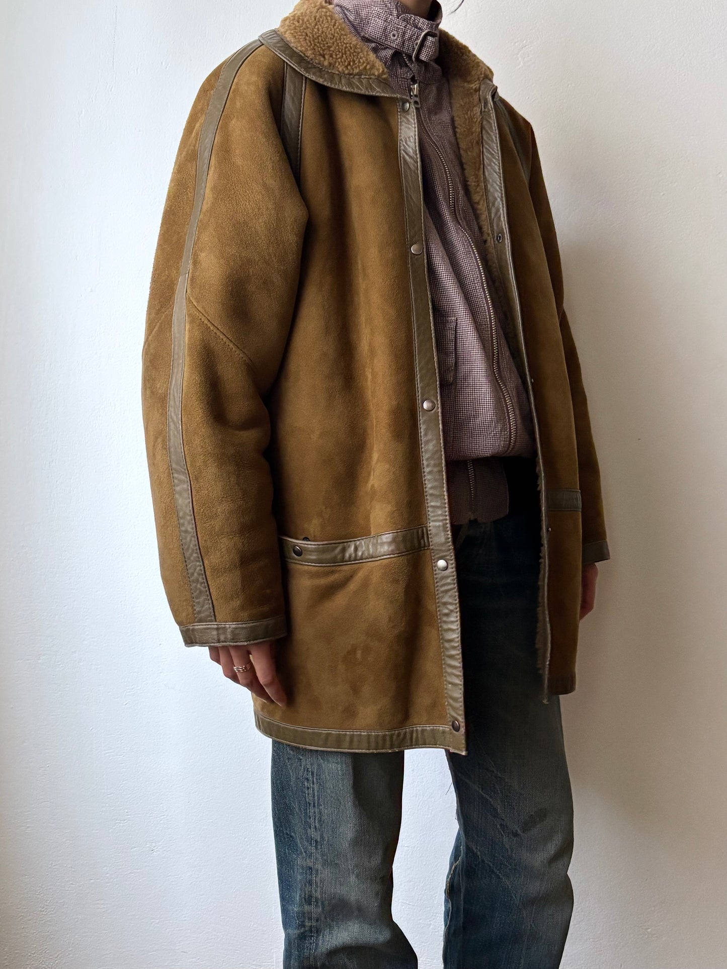 France vintage shearling jacket