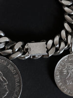 ~1960's France silver bracelet with francs