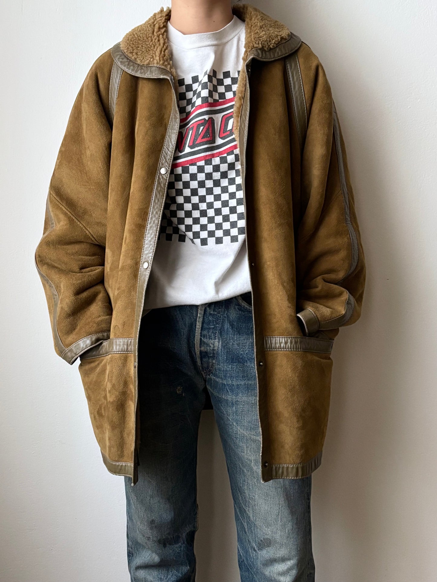 France vintage shearling jacket