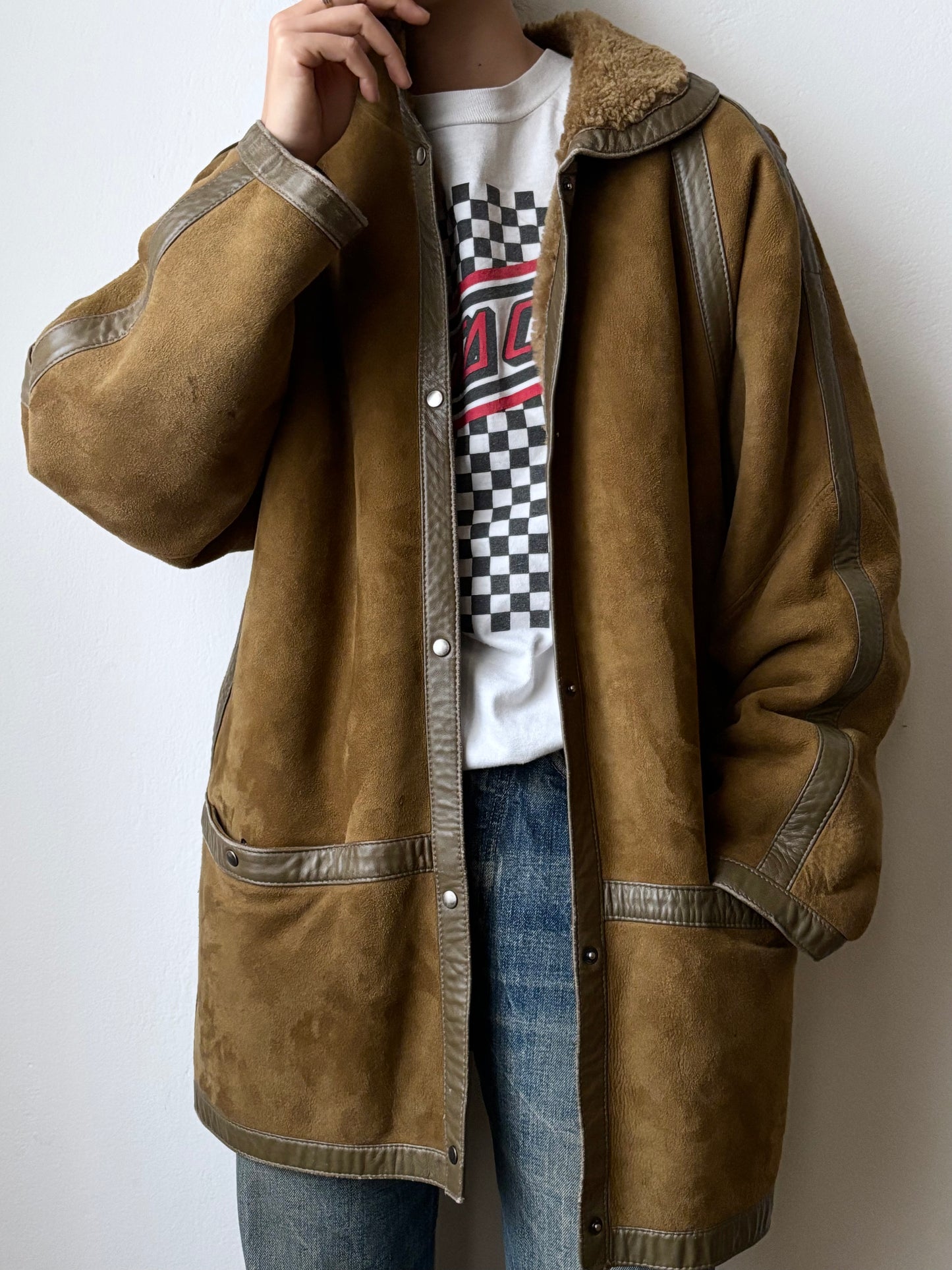 France vintage shearling jacket
