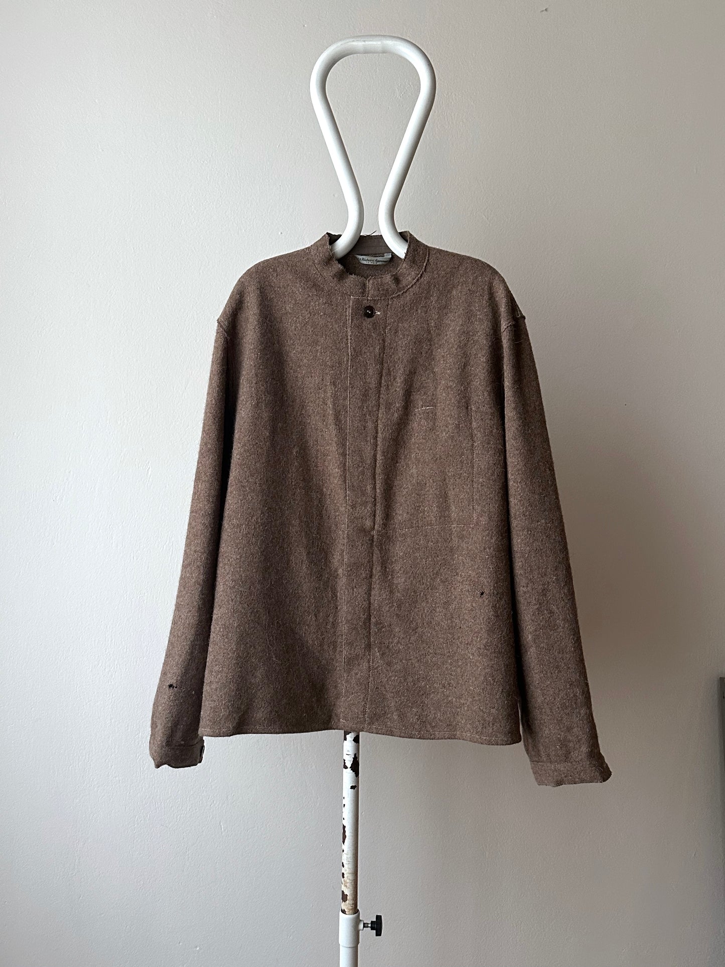 60's German Work Shirt Jacket Brown Toto Praha Prague Vintage clothing store プラハ 古着屋 古着 ドイツ ワーク ユーロワーク ユーロ古着 ヨーロッパ古着 ヨーロッパワーク Made in Germany German work Rare ヴィンテージ 