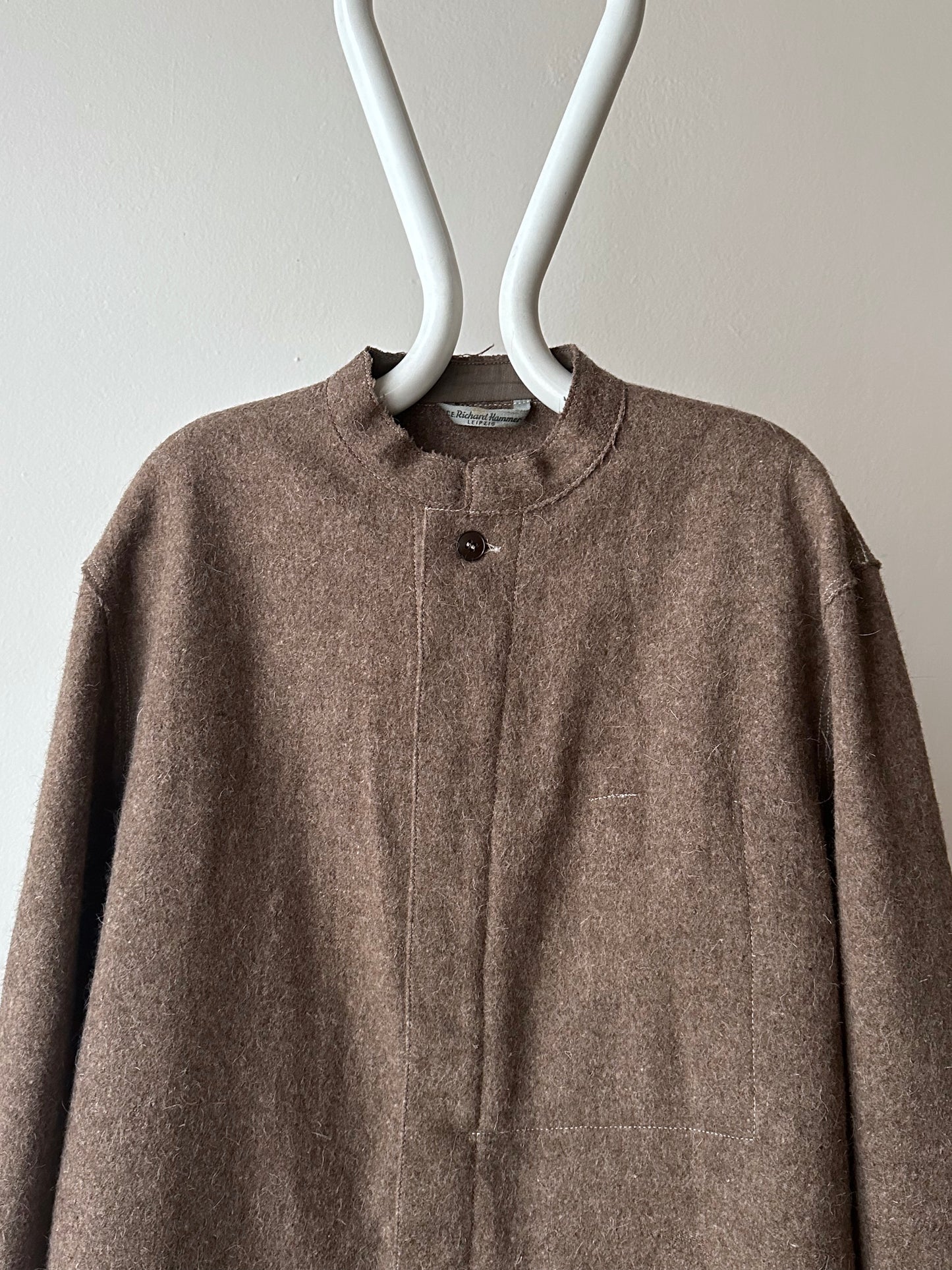 60's German Work Shirt Jacket Brown Toto Praha Prague Vintage clothing store プラハ 古着屋 古着 ドイツ ワーク ユーロワーク ユーロ古着 ヨーロッパ古着 ヨーロッパワーク Made in Germany German work Rare ヴィンテージ 