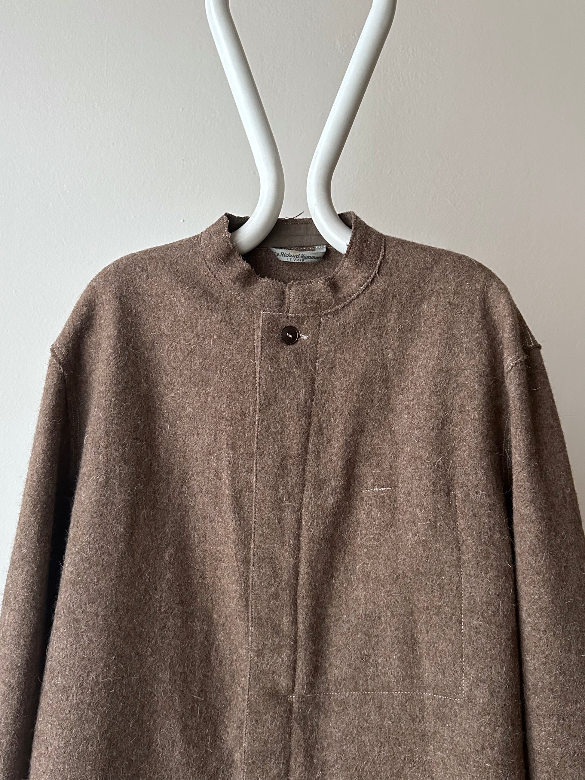 60's German Work Shirt Jacket Brown Toto Praha Prague Vintage clothing store プラハ 古着屋 古着 ドイツ ワーク ユーロワーク ユーロ古着 ヨーロッパ古着 ヨーロッパワーク Made in Germany German work Rare ヴィンテージ 