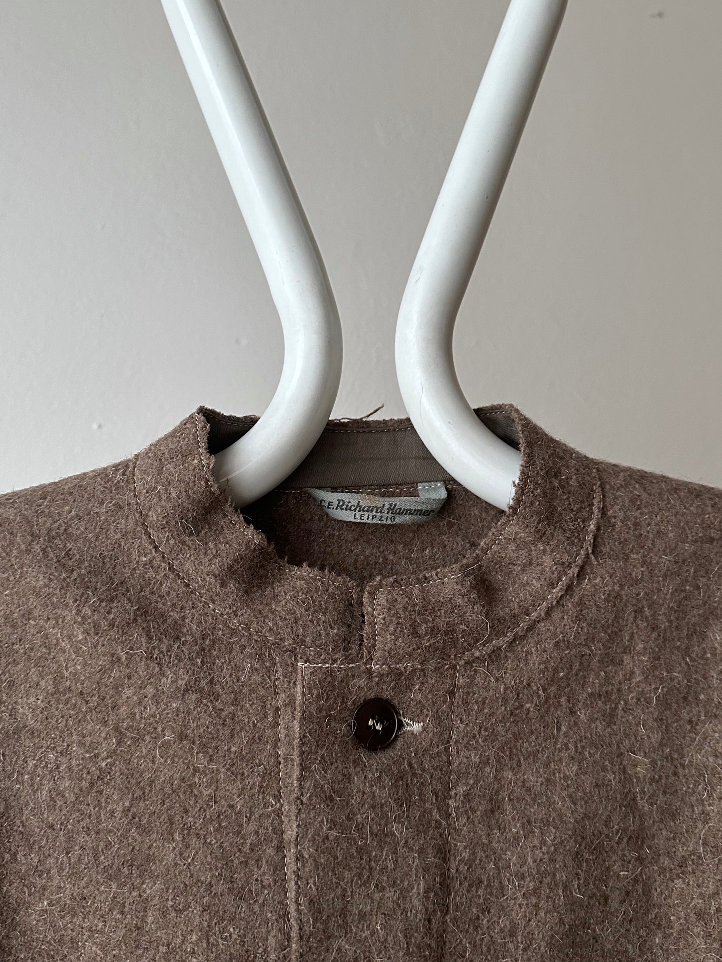 60's German Work Shirt Jacket Brown Toto Praha Prague Vintage clothing store プラハ 古着屋 古着 ドイツ ワーク ユーロワーク ユーロ古着 ヨーロッパ古着 ヨーロッパワーク Made in Germany German work Rare ヴィンテージ 