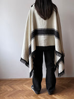 vintage rug poncho