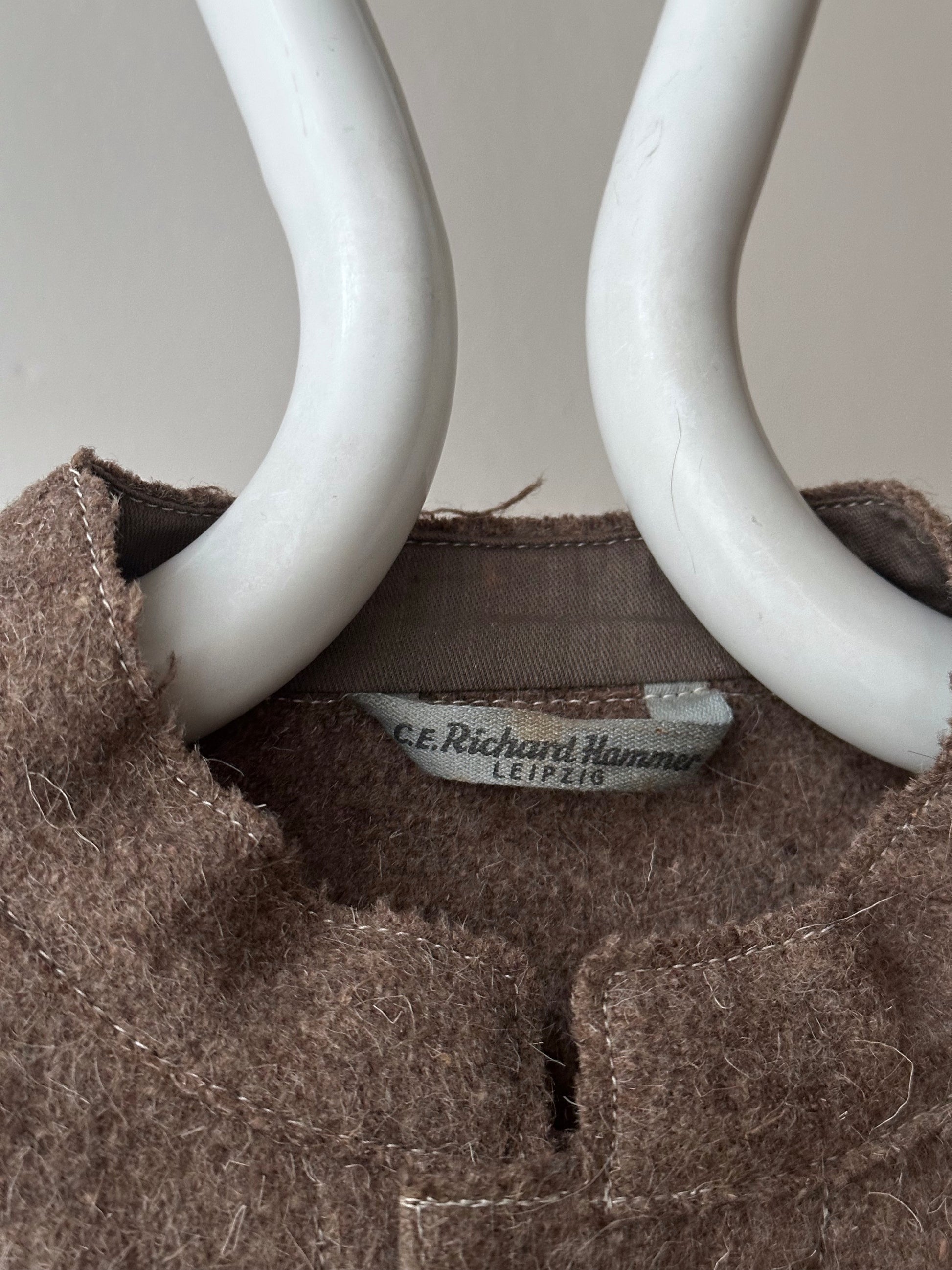 60's German Work Shirt Jacket Brown Toto Praha Prague Vintage clothing store プラハ 古着屋 古着 ドイツ ワーク ユーロワーク ユーロ古着 ヨーロッパ古着 ヨーロッパワーク Made in Germany German work Rare ヴィンテージ 