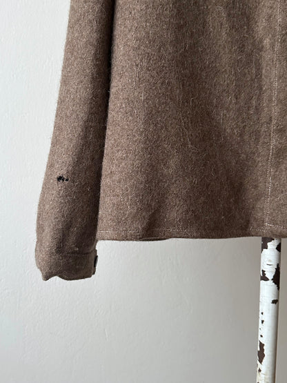 60's German Work Shirt Jacket Brown Toto Praha Prague Vintage clothing store プラハ 古着屋 古着 ドイツ ワーク ユーロワーク ユーロ古着 ヨーロッパ古着 ヨーロッパワーク Made in Germany German work Rare ヴィンテージ 