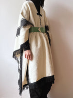 vintage rug poncho