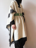 vintage rug poncho