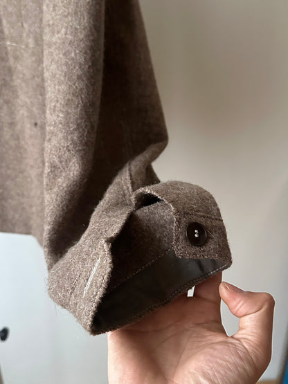 60's German Work Shirt Jacket Brown Toto Praha Prague Vintage clothing store プラハ 古着屋 古着 ドイツ ワーク ユーロワーク ユーロ古着 ヨーロッパ古着 ヨーロッパワーク Made in Germany German work Rare ヴィンテージ 