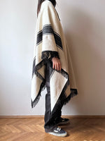 vintage rug poncho