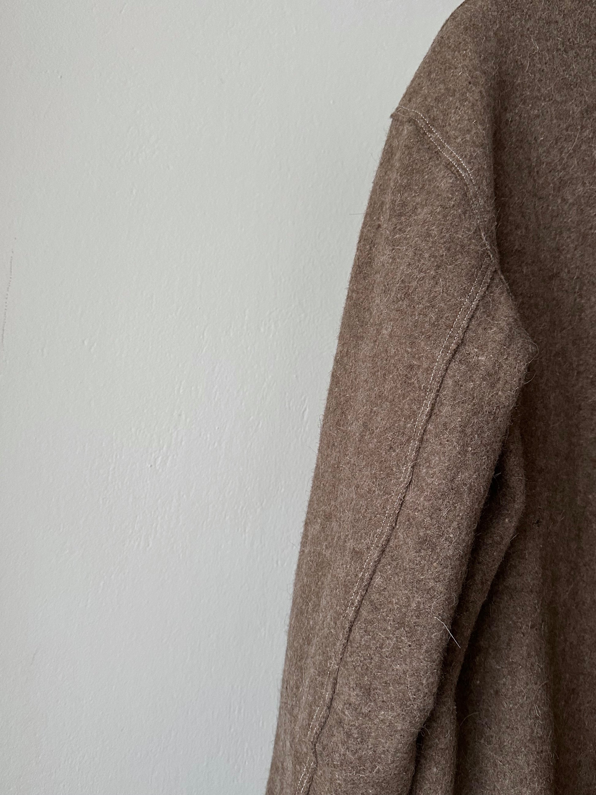 60's German Work Shirt Jacket Brown Toto Praha Prague Vintage clothing store プラハ 古着屋 古着 ドイツ ワーク ユーロワーク ユーロ古着 ヨーロッパ古着 ヨーロッパワーク Made in Germany German work Rare ヴィンテージ 