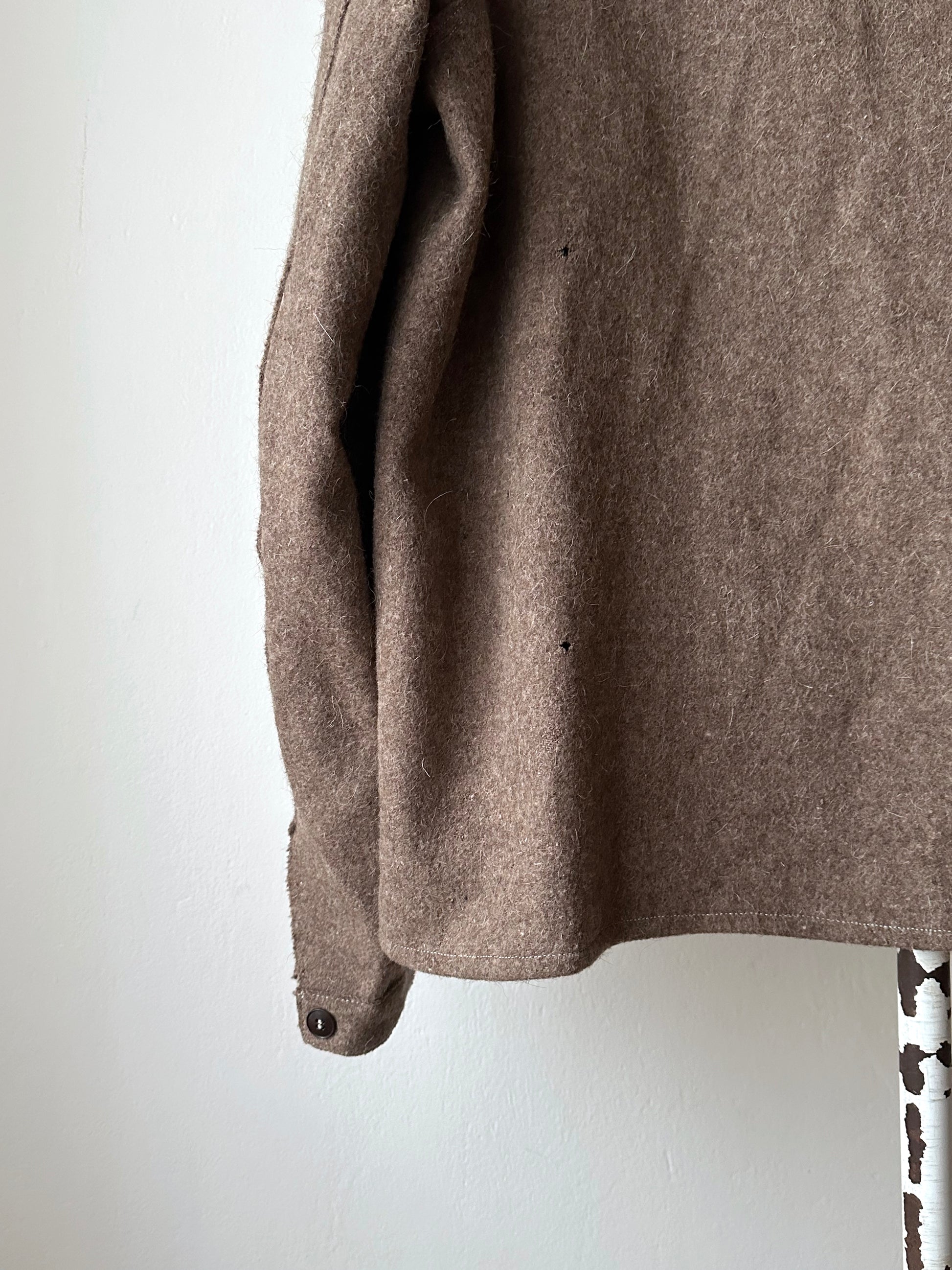 60's German Work Shirt Jacket Brown Toto Praha Prague Vintage clothing store プラハ 古着屋 古着 ドイツ ワーク ユーロワーク ユーロ古着 ヨーロッパ古着 ヨーロッパワーク Made in Germany German work Rare ヴィンテージ 