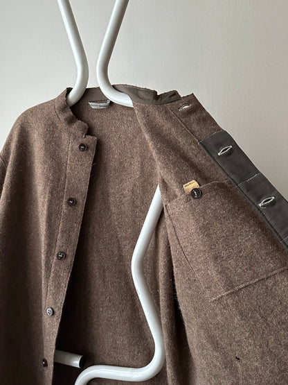 60's German Work Shirt Jacket Brown Toto Praha Prague Vintage clothing store プラハ 古着屋 古着 ドイツ ワーク ユーロワーク ユーロ古着 ヨーロッパ古着 ヨーロッパワーク Made in Germany German work Rare ヴィンテージ 