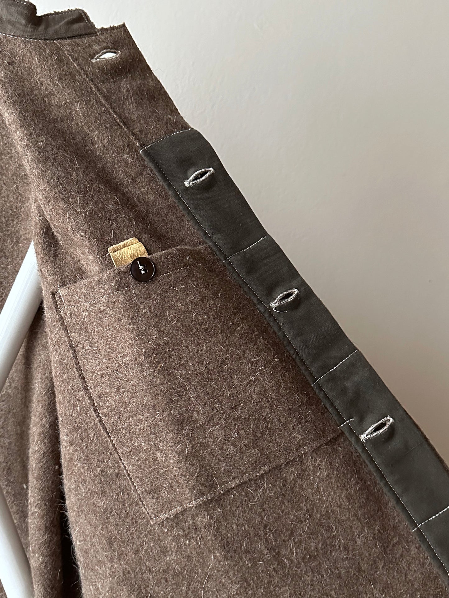 60's German Work Shirt Jacket Brown Toto Praha Prague Vintage clothing store プラハ 古着屋 古着 ドイツ ワーク ユーロワーク ユーロ古着 ヨーロッパ古着 ヨーロッパワーク Made in Germany German work Rare ヴィンテージ 