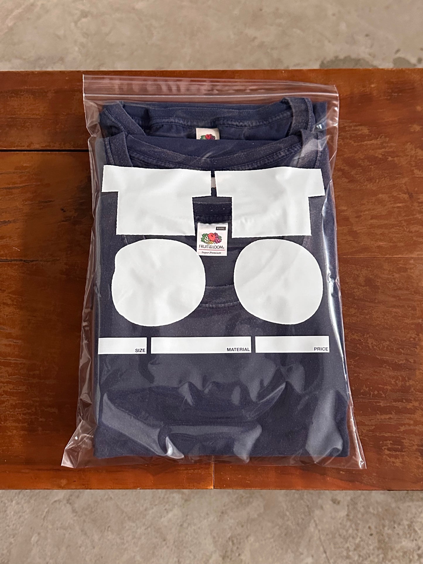 Faded navy oversized tee 3‑Pack