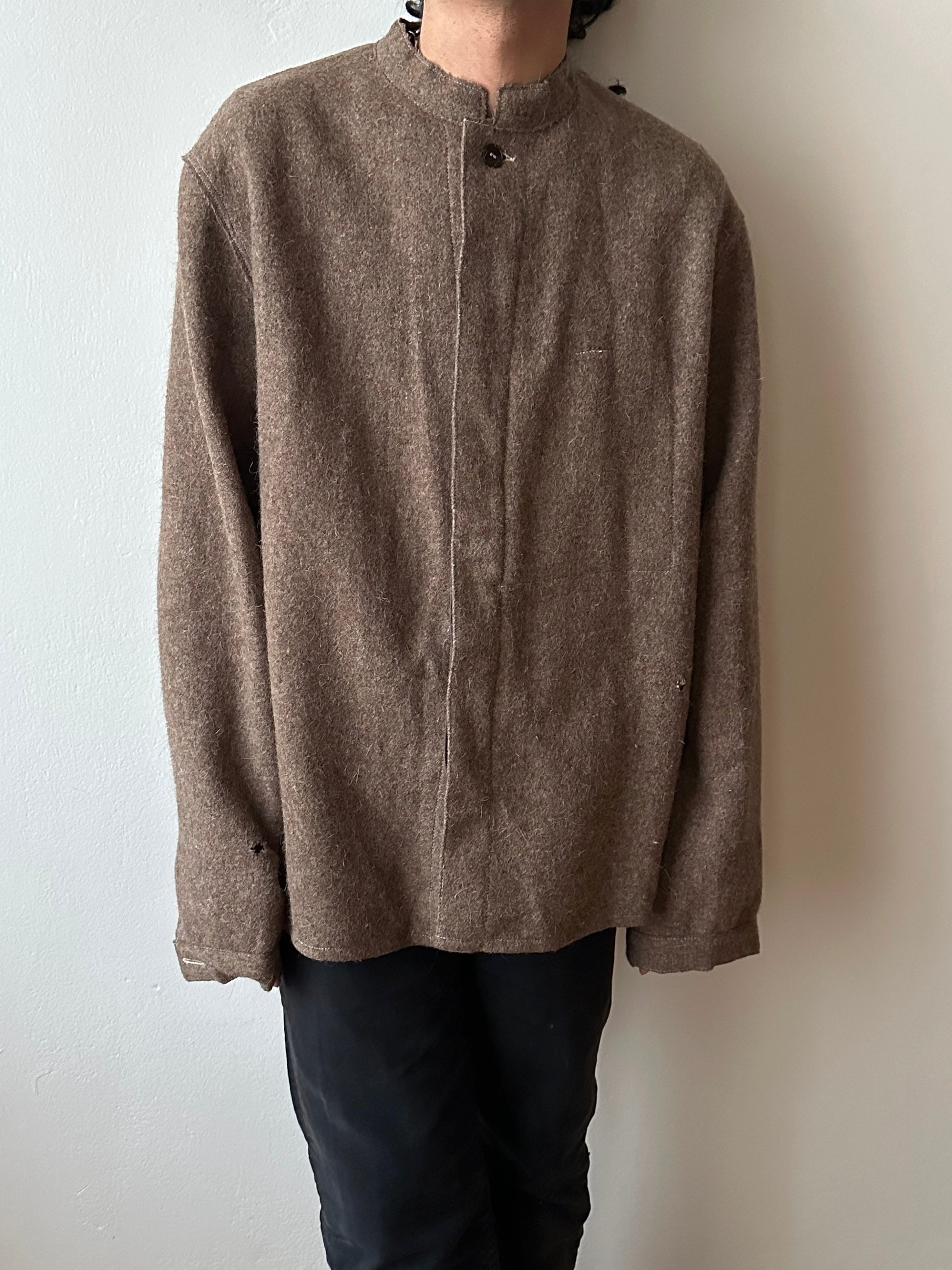 60's German Work Shirt Jacket Brown Toto Praha Prague Vintage clothing store プラハ 古着屋 古着 ドイツ ワーク ユーロワーク ユーロ古着 ヨーロッパ古着 ヨーロッパワーク Made in Germany German work Rare ヴィンテージ 