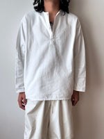 70's 80's Soviet Army Russian military 　ロシア軍 ソビエト Sleeping Shirt Pijama Pajama White Toto 古着屋 プラハ Vintage store Vintage clothing Praha Prague Dead Stock デッドストック ユーロミリタリー 古着 ヨーロッパ古着 白シャツ ユーロ古着 古着卸