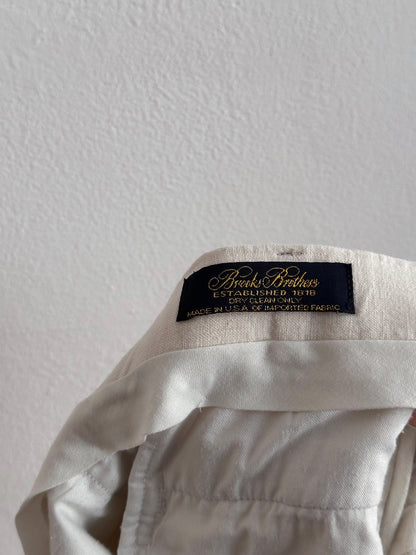 Brooks Brothers linen trouser W33-34 made in USA