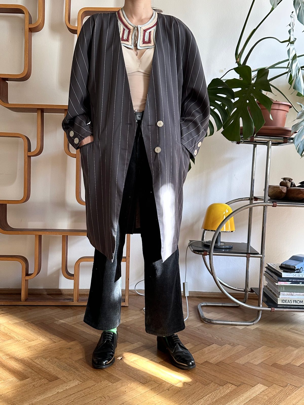 80s long blazer jacket